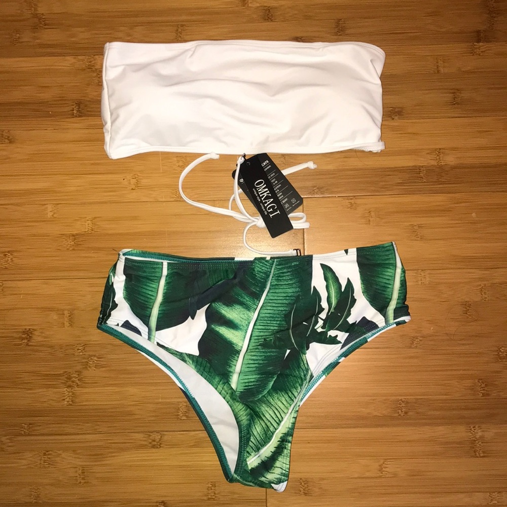 High Cut palm tree Cheeky Bikini
